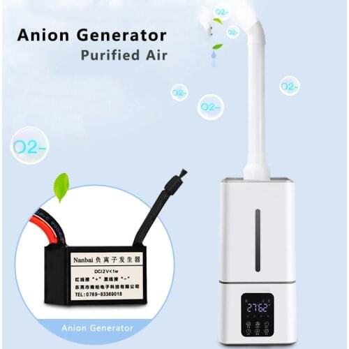 Ultrasonic Humidifier Touch Screen Remote Control Spray Fog Air Sterilizer Sprayer 13L Pipe Top Add Water Spray Smoke Fogger