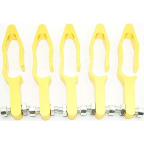 Pack of 5 Pcs ) Alloy Brake Throttle Cable Line Wire clip Clamp Holder Organizer for Motorcycle / bicycle / Bike / electric ve