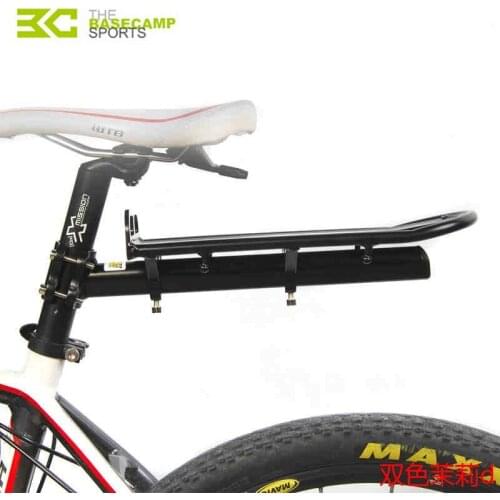 Basecamp Aluminum Alloy MTB Bike Bicycle Rack Carrier Panniers Bag Carrier Adjustable Rear Seat Luggage Cycling Shelf Bracket