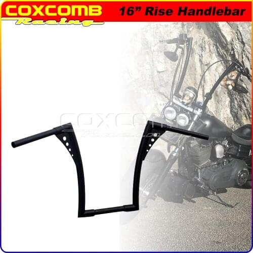 1-1/4" Fat 12" 16" Rise APE Hanger Handlebar Drag Bar for Harley Sportster 883 1200 Custom Nightster Roadster XL1200 XL883