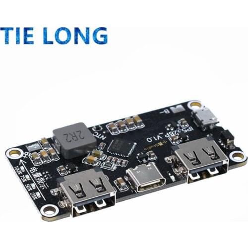 IP5328P Dual USB 18650 Battery Charger treasure Tpye-c 3.7V to 5V 9V 12V Step up Fast Quick Charger Circuit Board QC2.0 QC3.0