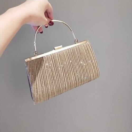 Luxy Moon Women Mini Handbag Luxury Apricot Evening Clutch Bag Party Chain Shoulder Bag Female Sequin Wedding Purse Bag
