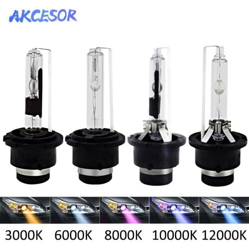 AKCESOR D2S D2R D4S D4R HID Kit Xenon Lamp Car Headlight Bulbs Auto Light 3000K 4300K 5000K 6000K 8000K 10000K 12000K 35W