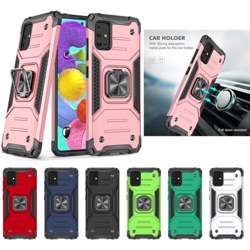 For Samsung A51 Case Magnet Ring Armor Case for Samsung Galaxy A51 A71 4G 5G A 51 71 A50 A30 A20 Shockproof Cover Funda