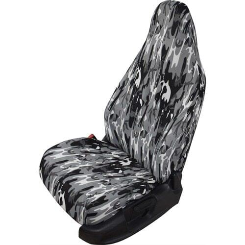 Camouflage Service Seat Cover Black washable 4 piece