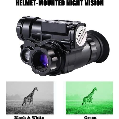 Digital Night Vision Goggles Infrared Monocular 1X Optical Magnification Head-Mounted Latest Hunting Scope Day & Night Dual Use