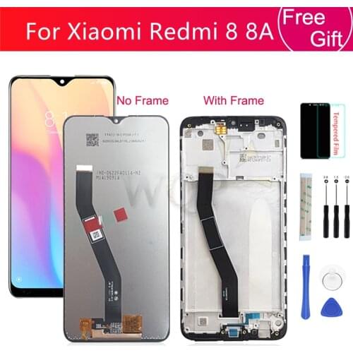 Original for Xiaomi Redmi 8A Display LCD Touch Screen Digitizer Assembly For Redmi 8a lcd with frame 10 Touch screen replacement