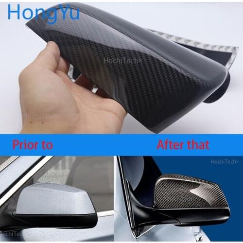 For BMW 5 Series F11 2011-2015 100% Real Carbon Fiber Rear View Mirror Cover Side Mirror Caps car styling