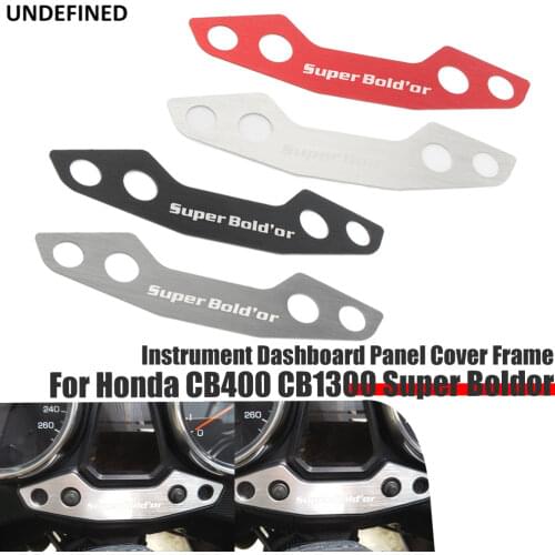 Motorcycle Speedometer Instrument Dashboard Panel Cover Gauge Plate Frame for Honda CB400 CB1300 SUPER BOLDOR CB400SF
