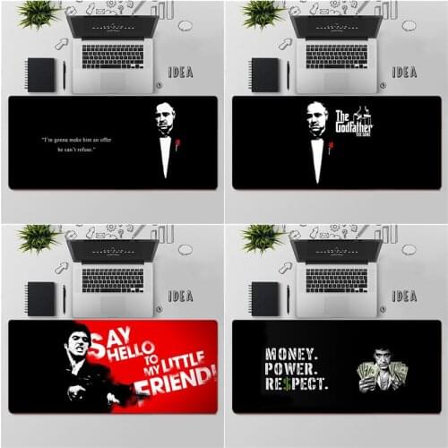 FHNBLJ Scarface Godfather For Man Gamer Speed Mice Retail Small Rubber Mousepad Free Shipping Large Mouse Pad Keyboards Mat