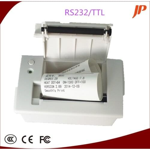 GOOJPRT 58mm Embedded Thermal Printer RS232 TTL Port Panel Receipt Printer Auto Cutter Support ESC/POS Command Impresora Panel