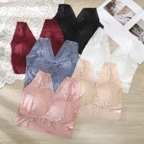 Linbaiway Women Bralette Lace Bra Girls Underwear Lingerie Wireless Underwear Soft Thin Seamless Bras Female Brassiere Crop Tops