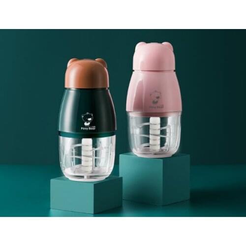 Small electric household multi-functional six-leaf knife head high borosilicate glass baby food auxiliary utensil processor J06