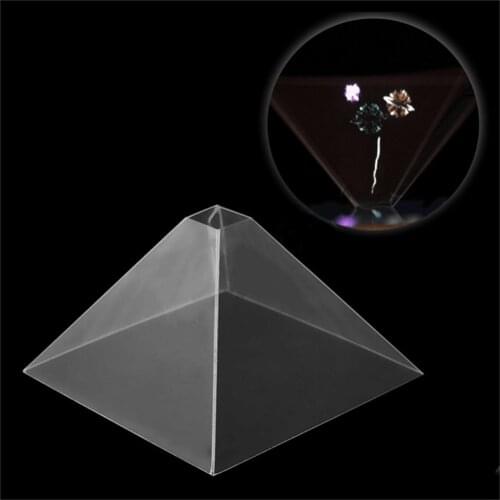 Mobile Phone Simple Holographic Projector Projection Film 3D Hologram Pyramid Magic Projection