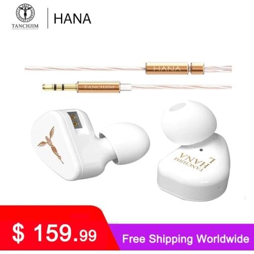 TANCHJIM HANA Earphone the Third Generation DMT Dynamic LCP Diaphragm HiFi In-Ear Earphone Oxygen