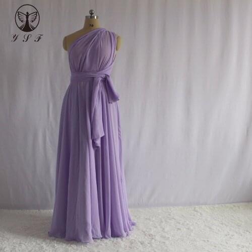New Arrival One Shoulder Pleated Sleeveless Keyhole Back Floor Length Lilac Prom Dresses 2018