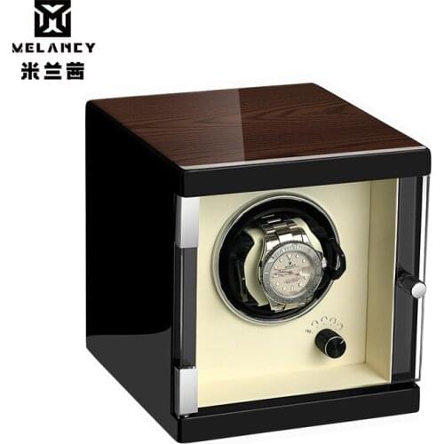 Automatic Watch Winder Box Case Holder Mechanical Watch Display Organizer EU/US/AU/UK Plug Luxury Motor Shaker PU