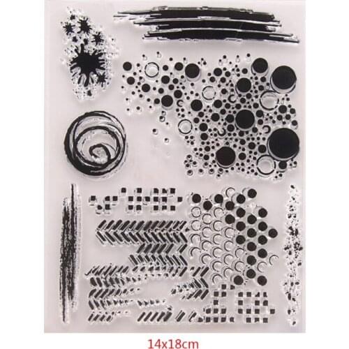 Transparent Stamp Silicone Seal Sheet For DIY Scrapbook Craft Card Album T1336 Dropshipping