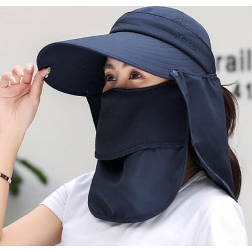 Sun hat womens summer version of the Korean anti-uv electric car big top hat can be disassembled hat wholesale sun protective