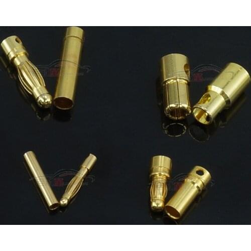 2 or 3.5 or 4 or 5.5 or 6 or 6.5mm high current banana head for airplane model airplane car and boat current connector rc parts