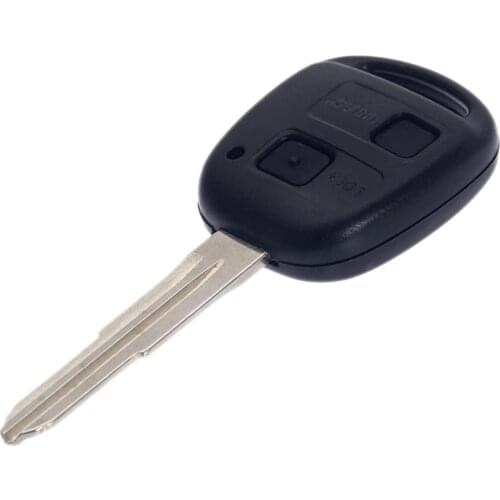 Car Replacement 2 Buttons Remote Key Shell Cover Fob Car Key Case for TOYOTA Prado Tarago Camry Corolla Rav 4 Avensis Echo
