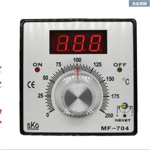 SKG MF704 Thermostat Garment drying washing equipment K100 K200 K400 K600 RELAY SSR PT100 K-type thermocouple Relay output SSR o