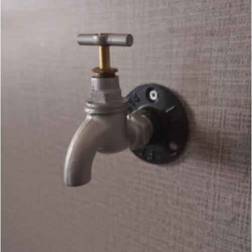 Vintage Personalized Faucet Door Knobs Industrial Style Studio Decorative Handles Furniture Pull Hooks Retro