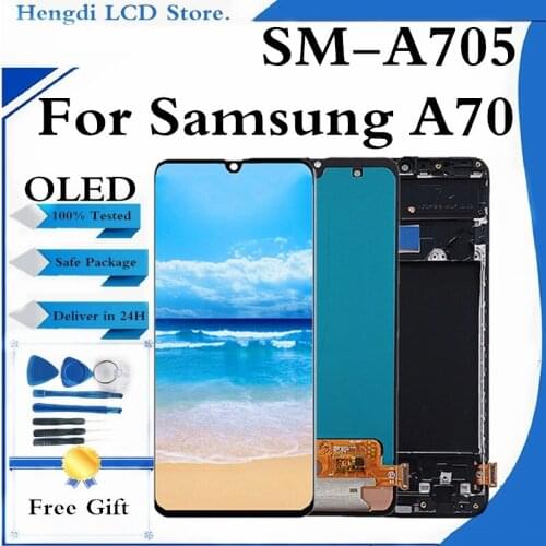 LCD For Samsung Galaxy A70 A705 LCD Display Touch Screen Digitizer Assembly For Samsung A705 A705F SM-A705FDisplay Screen