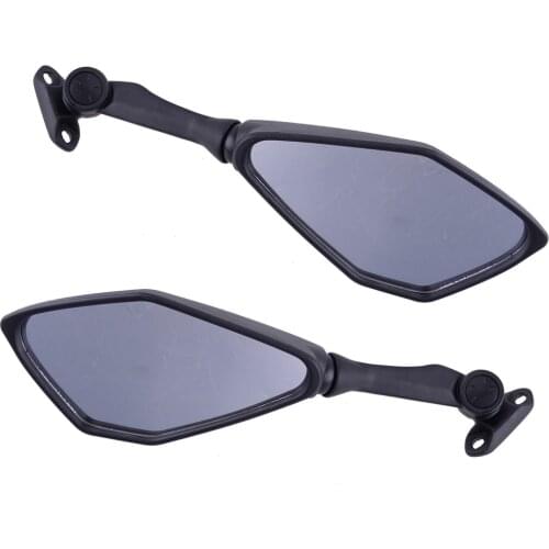 1 Pair Black Motorcycle Side Rear View Mirror Accessories Fit For Kawasaki EX400 Ninja400 2018 2019 2020