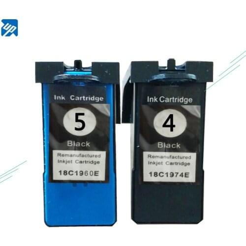 2Pack Compatible lexmark 4 lexmark 5 Ink Cartridge for Lexmark X2690/X3690/X4690/X5690/X6690/Z2390 /X2490 printer
