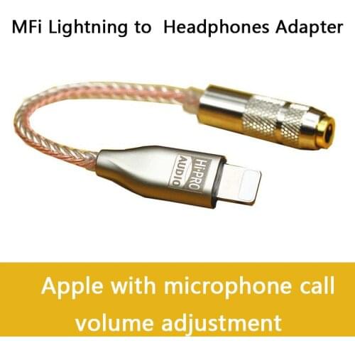 LXDAC A02 MFi Lightning to Headphones Adapter for iPhone 12 11 8 7 Pro Xs x Aux 3.5mm Jack Cable Accessories apple Converte