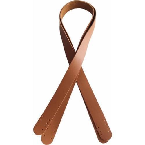 80x2.4 cm, Single Layer Faux Leather Tan Color Double Handle