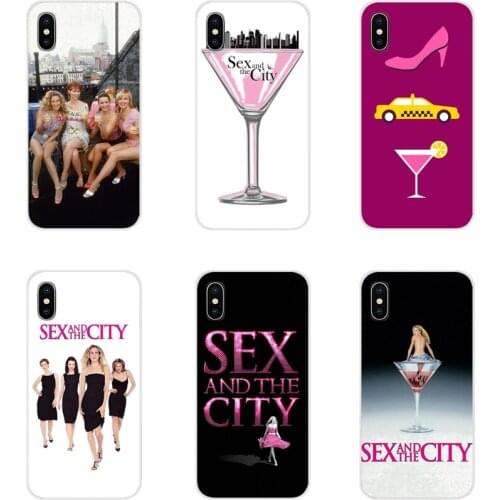 Accessories Phone Case Covers For Sony Xperia Z Z1 Z2 Z3 Z5 compact M2 M4 M5 E3 T3 XA Huawei Mate 7 8 Y3II Sex and the City girl