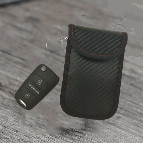 1 PC Signal Blocker Pouch Anti-theft Anti-scanning Antimagnetic Case for Car Key Fob