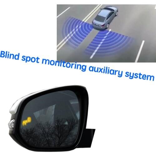 Car BSD BSM BSA Blind Area Spot Warning Drive Mirror Rear Radar Detection System For TOYOTA Highlander Kluger XU50 2014~2020