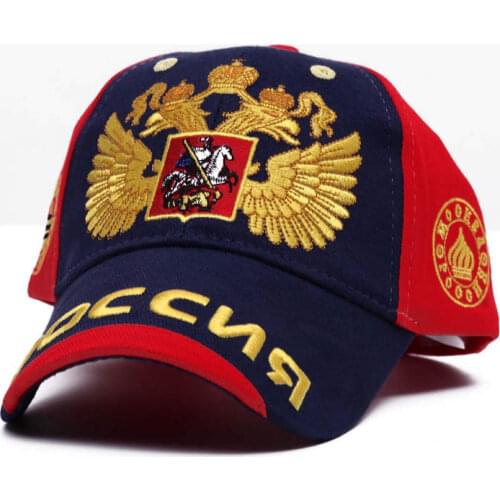 2018 new Russian double headed eagle baseball cap Cotton Black fashion men caps peaked cap snapback hats 11 style