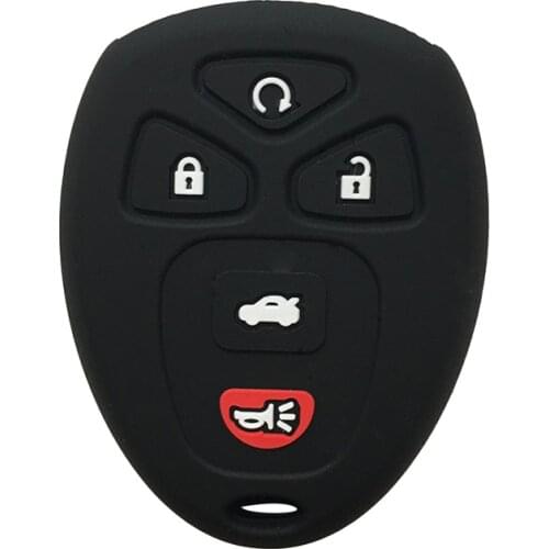 Key Case Cover Suburban Silicone for Chevrolet Tahoe Traverse for Gmc Yukon Remot Sierra for Buick Key Cover Car Accessories Fob
