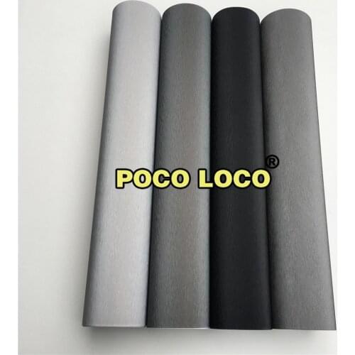 Black Silver Grey Brushed Aluminum Vinyl Film Metallic Wrap Sticker Decal With Air Pocket Release Backing Vehicle Decor Decals