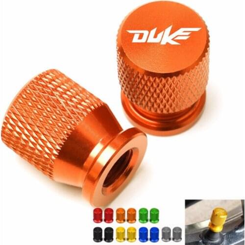 Duke Motorcycle CNC Aluminum Air Port Cover Airtight Tire Valve Wheel Stem Cap Dustproof Cover for KTM Duke 125 200 250 390 690
