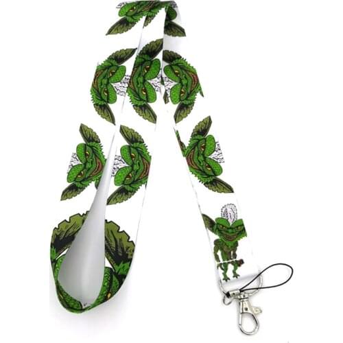 Gremlins Gizmo Cartoon DIY women kids Neck Lanyard keychain Mobile Phone Strap ID Badge Holder Rope Key Chain Keyrings cosplay