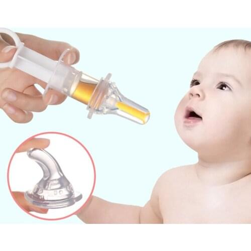 Needle style Baby Medicine Feeder Infant Dosing Device Medical Feeding Squeezing Spoon Tableware Medicine Extrusion Tools