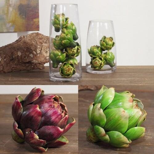 Artificial Succulents Plastic Flower Pineapple Head Home Decor Craft Wedding Christmas Decoration Artichoke DIY Accessories