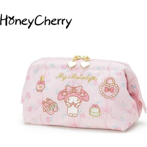 Cosmetic Bag 2020 Japanese Embroidery Storage Cartoon Pictures Bag Toilettas Lipstick Phone Cute Cosmetic Bags