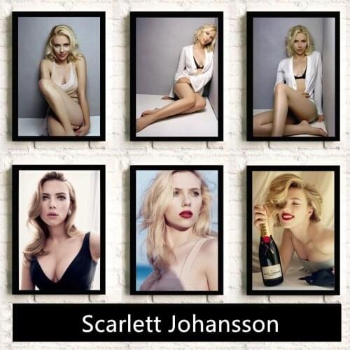 Cuadros Black Widow Scarlett Johansson Movie HD Star Wall Art Home Decor Canvas Painting Art Nordic Decoration Room Poster