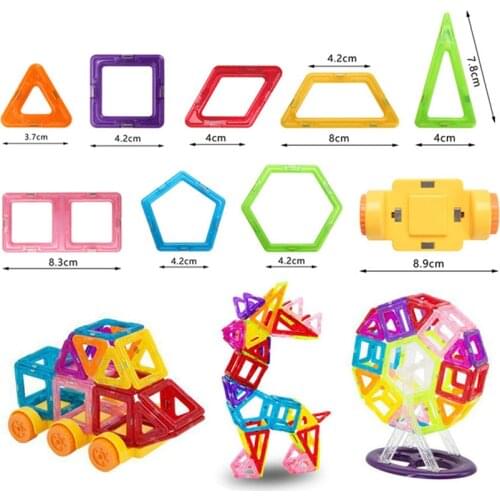 Magnetic Designer Construction Set Magnets Magnetic Blocks Model Building Toy Educational Toys For Children Gifts
