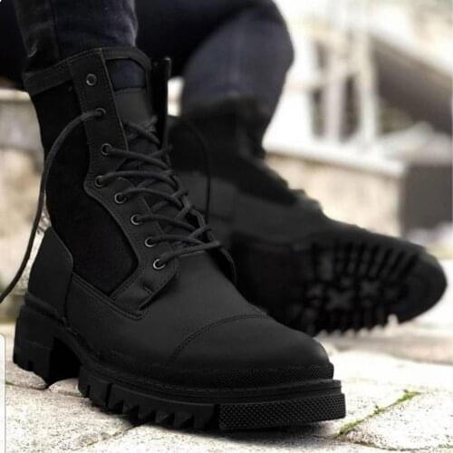 Conteyn Is Men boots 746 Black Winter Autumn street Style Latest fashion