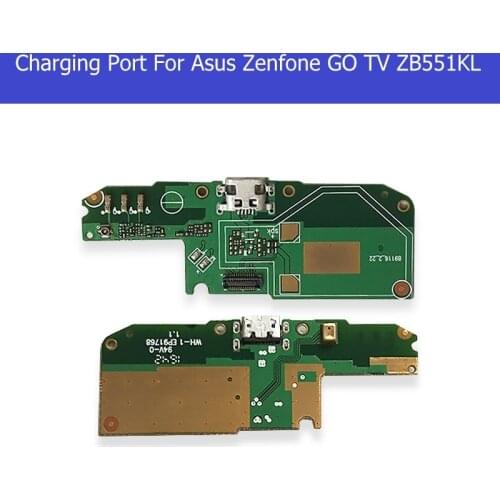 Genuine USB charger port PCB Board For Asus ZenFone GO TV ZB551KL X013D charging & Micro Dock Jack port board with microphone