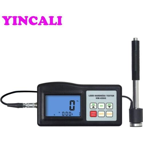 HM-6560 Leeb Hardness Tester Meter Test at any angle Measuring range 200 ~ 900 HLD Large memory could store 50 groups