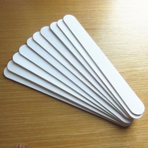 50 pcs/lot nail file white wood nail file wood emery board sandpaper file nail art file manicure tool 240/240