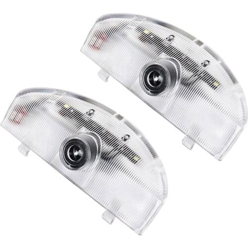 Car Door Lights Projector Shadow Ghost Welcome Emblem Lamp For Mitsubishi Montero Pajero 2006-2020 Grandis 2003-2011 Accessories